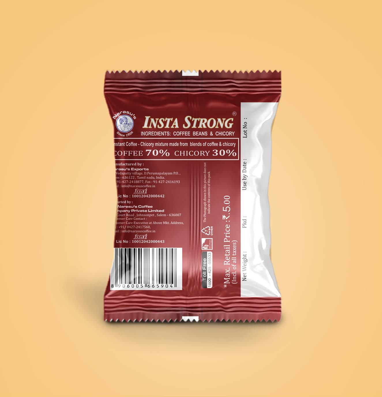 Insta Strong Coffee Sachets